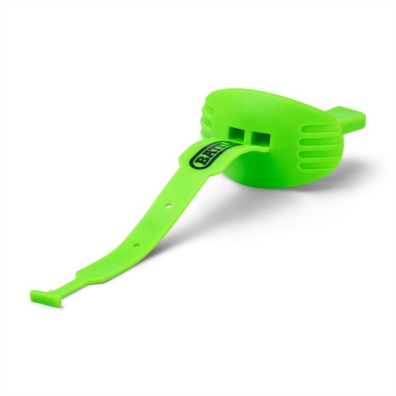 Battle Sports Speed Football Mouthguard with Strap - Oxygen Football Mouthguard Superior Airflow & Better Performance  Maximum Breathability - Neon Green - Image 2